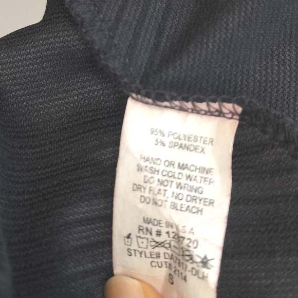 Francesca's Black Dress with Keyhole and Front Tie size small - Picture 5 of 5